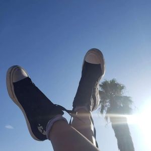 Black Converse High Tops
